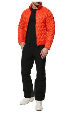 Мужская утепленная куртка fire+ice BOGNER оранжевого цвета, арт. 34097215 | Фото 2 (Материал внешний: Синтетический материал; Длина (верхняя одежда): Короткие; Рукава: Длинные; Мужское Кросс-КТ: утепленные куртки; Кросс-КТ: Куртка; Стили: Кэжуэл)