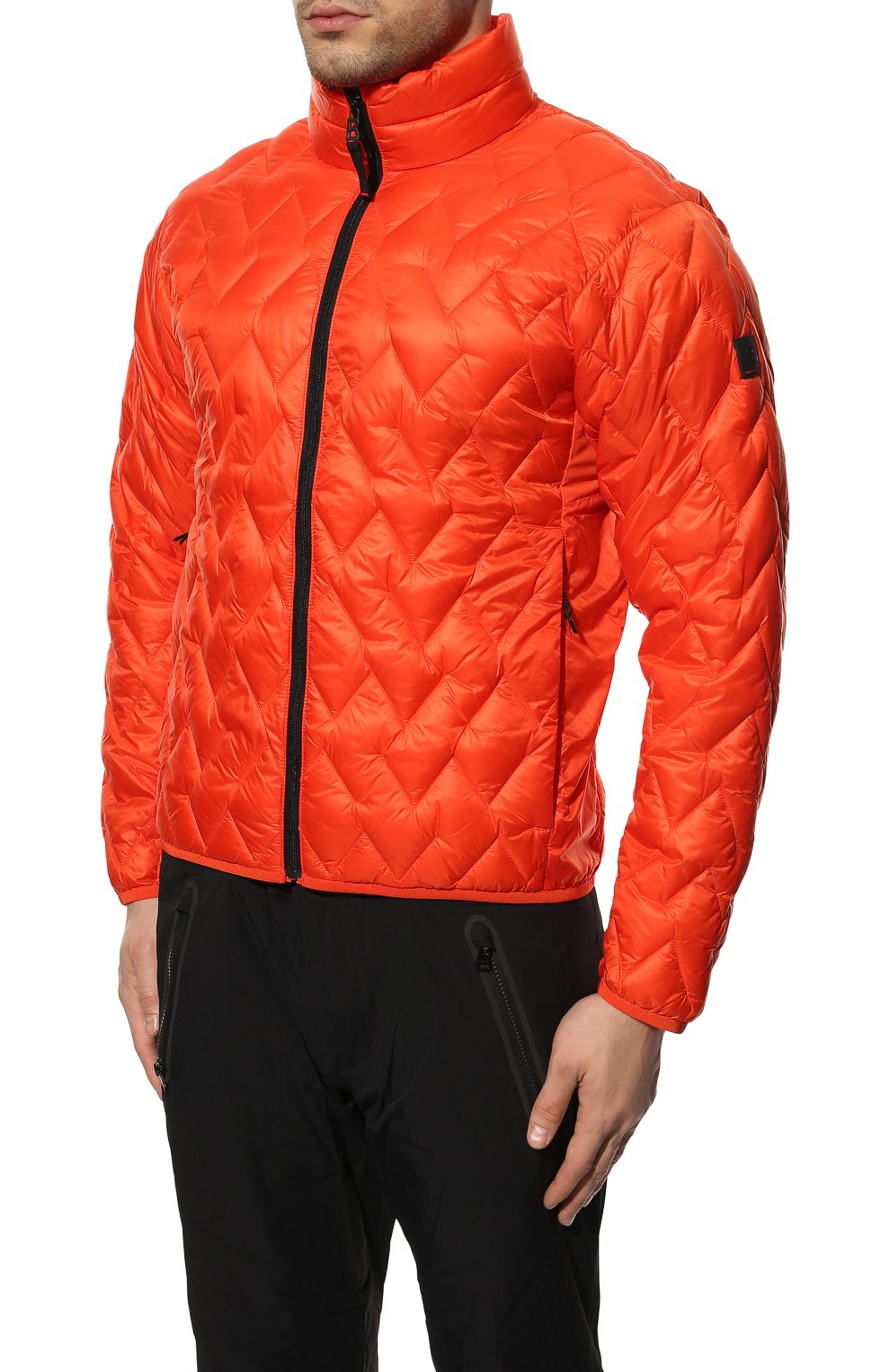 Мужская утепленная куртка BOGNER FIRE+ICE оранжевого цвета, арт. 34097215 | Фото 3 (Кросс-КТ: Куртка; Рукава: Длинные; Материал внешний: Синтетический материал; Мужское Кросс-КТ: утепленные куртки; Длина (верхняя одежда): Короткие; Стили: Кэжуэл)