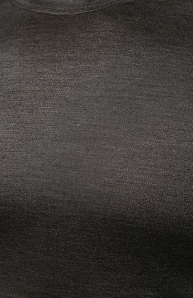 Мужская шелковая футболка ANDREA CAMPAGNA темно-серого цвета, арт. 60123/78320 | Фото 5 (Материал внешний: Шелк; Принт: Без принта; Рукава: Короткие; Длина (для топов): Стандартные; Стили: Кэжуэл)