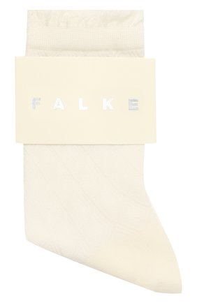 Женские носки FALKE кремвого цвета, арт. 46461 | Фото 1 (Материал внешний: Хлопок)