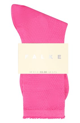 Женские носки FALKE фуксия цвета, арт. 46457 | Фото 1 (Материал внешний: Синтетический материал, Хлопок)