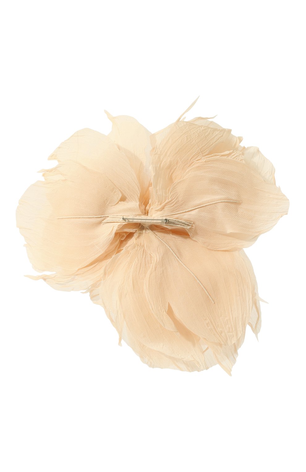 Женская брошь FLOWER ME персикового цвета, арт. 1PION-NS015010L | Фото 3 (Материал: Текстиль)