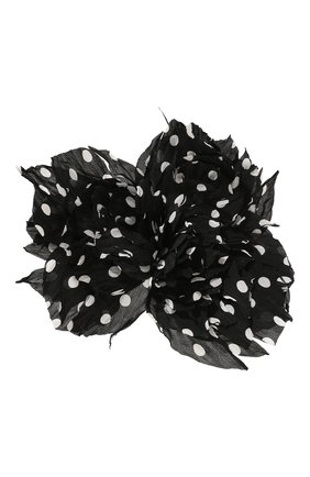 Женская брошь FLOWER ME черно-белого цвета, арт. PION-NS003015L | Фото 1 (Материал: Текстиль)