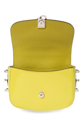 Женская сумка varenne JIMMY CHOO салатового цвета по цене 1435000 тенге, арт. VARENNESATCHEL/SNGD | Фото 6 Женская сумка varenne JIMMY CHOO салатового цвета, арт. VARENNESATCHEL/SNGD | Фото 6 (Сумки-технические: Сумки через плечо; Материал: Натуральная кожа; Размер: mini; Ремень/цепочка: На ремешке)