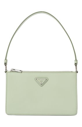 Женская сумка PRADA зеленого цвета, арт. 1BC155-ZO6-F0934-OOM | Фото 1 (Размер: mini; Материал: Натуральная кожа; Сумки-технические: Сумки top-handle)