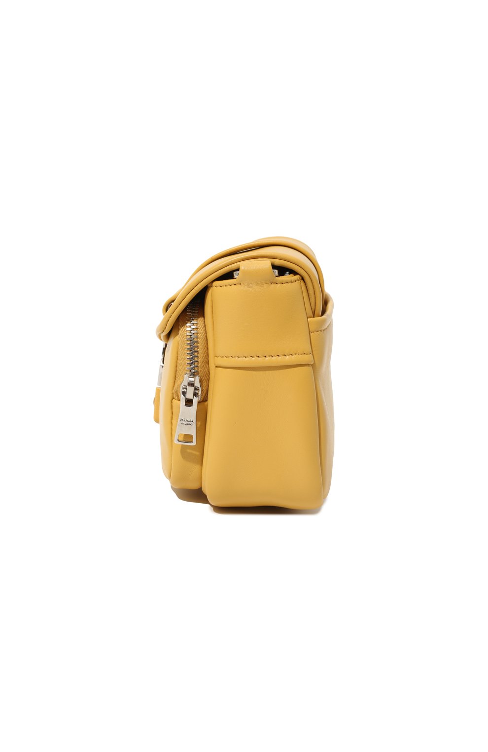 Женская сумка pocket PRADA желтого цвета по цене 0 тенге, арт. 1BD295-2ATN-F0F06-NFO | Фото 4 Женская сумка pocket PRADA желтого цвета, арт. 1BD295-2ATN-F0F06-NFO | Фото 4 (Сумки-технические: Сумки через плечо; Материал: Натуральная кожа; Ремень/цепочка: На ремешке; Размер: small)