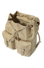 Женский рюкзак re nylon PRADA бежевого цвета, арт. 1BZ677-RV44-F0F24-OOO | Фото 6 (Размер: medium; Материал: Натуральная кожа)