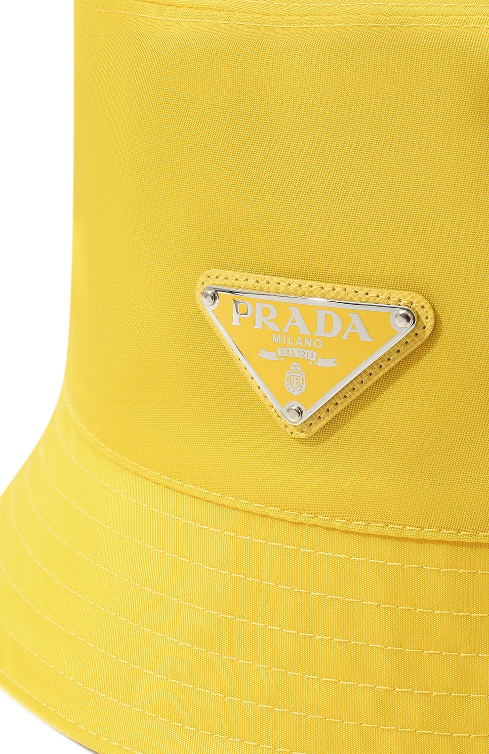 Женская панама PRADA желтого цвета, арт. 1HC137-2B15-F0010 | Фото 4