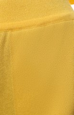 Женские шорты из вискозы FREEAGE желтого цвета, арт. S22.SR264.7000.800 | Фото 5 (Женское Кросс-КТ: Шорты-одежда; Длина Ж (юбки, платья, шорты): Мини; Материал внешний: Вискоза; Стили: Кэжуэл)
