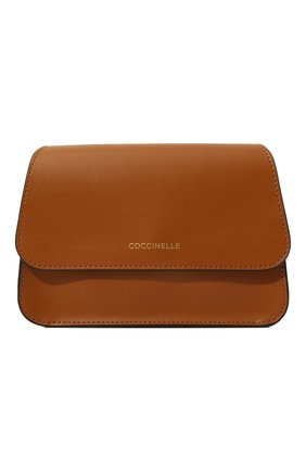 Женская сумка rita mini COCCINELLE коричневого цвета, арт. E5 LV3 57 10 54 | Фото 1 (Размер: mini; Материал: Натуральная кожа; Ремень/цепочка: На ремешке; Сумки-технические: Сумки через плечо)
