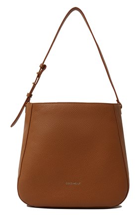 Женская сумка lea COCCINELLE коричневого цвета, арт. E1 L60 13 01 01 | Фото 1 (Материал: Натуральная кожа; Размер: medium; Сумки-технические: Сумки top-handle)