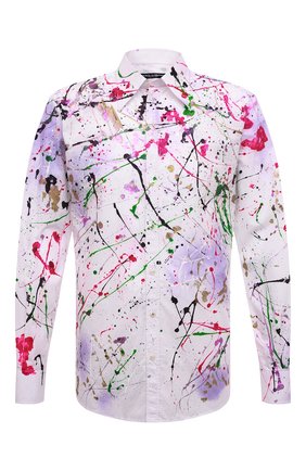 Мужская хлопковая рубашка DOLCE & GABBANA разноцветного цвета по цене 153500 руб., арт. G5GZ3Z/FU5T9 | Фото 1 Мужская хлопковая рубашка DOLCE & GABBANA разноцветного цвета, арт. G5GZ3Z/FU5T9 | Фото 1 (Материал внешний: Хлопок; Длина (для топов): Стандартные; Рукава: Длинные; Случай: Повседневный; Манжеты: На пуговицах; Воротник: Кент; Рубашки М: Regular Fit; Принт: С принтом; Стили: Гранж)