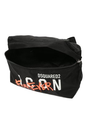 Детская сумка DSQUARED2 черного цвета по цене 17600 руб., арт. DQ0915-D005T | Фото 3 Детская сумка DSQUARED2 черного цвета, арт. DQ0915-D005T | Фото 3 (Материал: Текстиль)