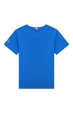 Детская хлопковая футболка MC2 SAINT BARTH синего цвета, арт. STBK TSHIRT B0Y/TSH0001/00526B | Фото 2 (Материал внешний: Хлопок; Рукава: Короткие; Мальчики Кросс-КТ: Футболка-одежда)