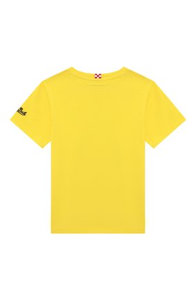 Детская хлопковая футболка MC2 SAINT BARTH желтого цвета, арт. STBK TSHIRT B0Y/TSH0001/00214B | Фото 2 (Материал внешний: Хлопок; Рукава: Короткие; Мальчики Кросс-КТ: Футболка-одежда)