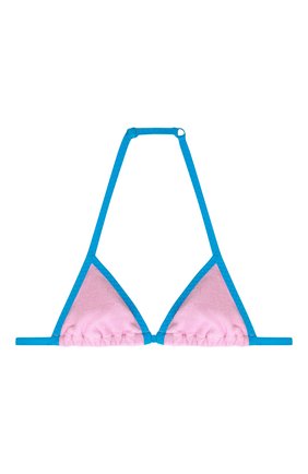 Детского раздельный купальник MC2 SAINT BARTH розового цвета, арт. STBK H0LLY STRING/H0L0002/00042B | Фото 2 (Материал внешний: Синтетический материал; Девочки Кросс-КТ: Купальники-пляж)