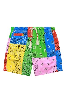 Детские плавки-шорты MC2 SAINT BARTH разноцветного цвета, арт. STBK CAPRESE JR/CAP0003/00208B | Фото 1 (Материал внешний: Синтетический материал; Кросс-КТ: Пляж)