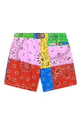 Детские плавки-шорты MC2 SAINT BARTH разноцветного цвета, арт. STBK CAPRESE JR/CAP0003/00208B | Фото 2 (Материал внешний: Синтетический материал; Кросс-КТ: Пляж)
