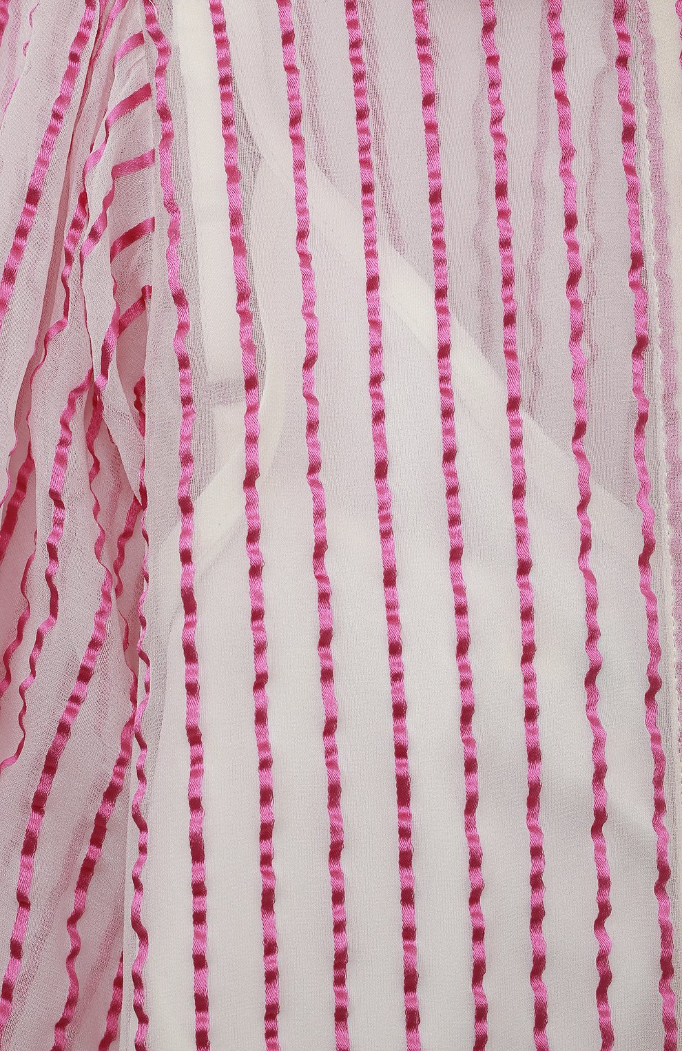 Детское шифоновая блузка ZHANNA & ANNA розового цвета, арт. ZAOZ00000120 | Фото 3 (Материал внешний: Шифон, Шелк; Рукава: Длинные; Ростовка одежда: 7 лет | 122 см, 8 лет | 128 см, 10 - 11 лет | 140 - 146см)