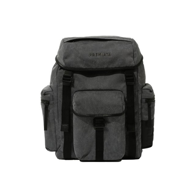 Текстильный рюкзак Premiata B00KER/VAR2109, цвет серый, размер NS B00KER/VAR2109 - фото 1