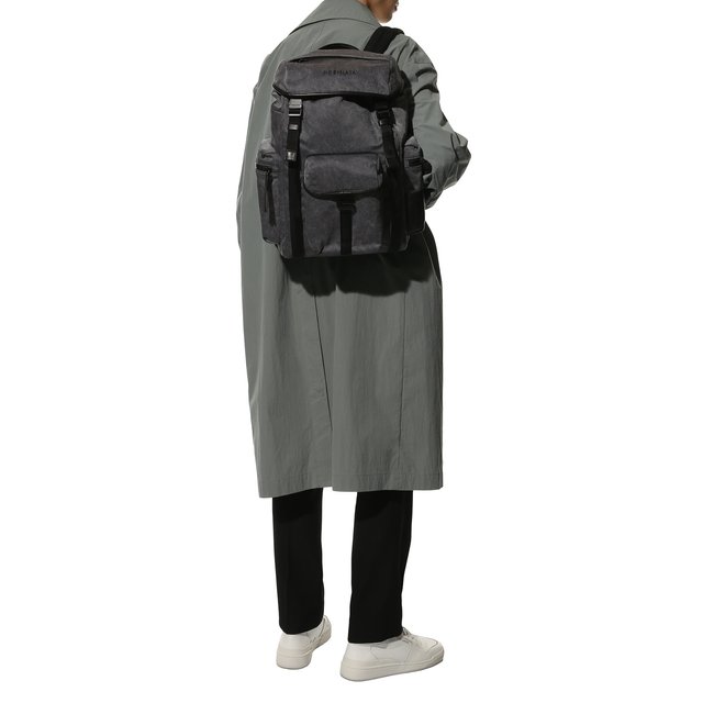 Текстильный рюкзак Premiata B00KER/VAR2109, цвет серый, размер NS B00KER/VAR2109 - фото 5