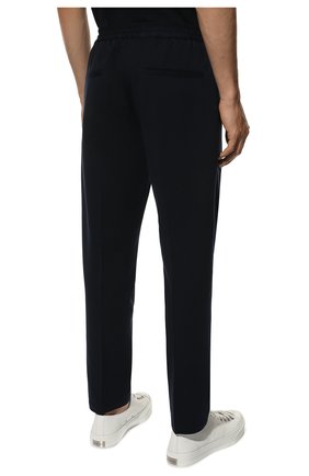 Мужские хлопковые брюки CIRCOLO 1901 темно-синего цвета, арт. CN3360SP | Фото 4 (Длина (брюки, джинсы): Стандартные; Случай: Повседневный; Материал внешний: Хлопок; Стили: Кэжуэл)
