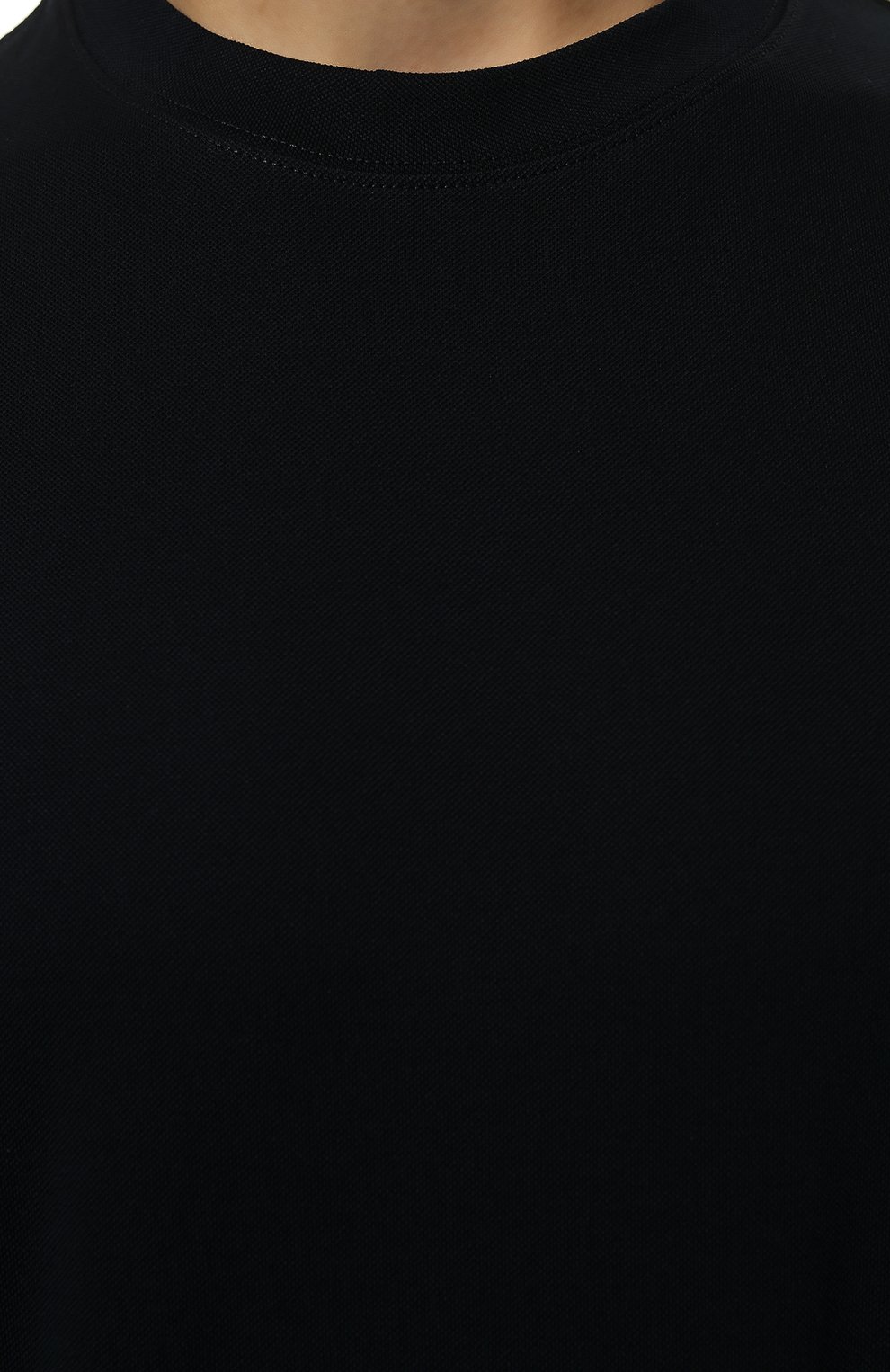 Мужская хлопковая футболка CIRCOLO 1901 темно-синего цвета, арт. CN3438 | Фото 5 (Принт: Без принта; Рукава: Короткие; Длина (для топов): Стандартные; Материал внешний: Хлопок; Стили: Кэжуэл)