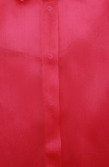 Детское шелковая блузка ZHANNA & ANNA фуксия цвета, арт. ZAOZ00000119 | Фото 3 (Материал внешний: Шелк; Рукава: Длинные; Случай: Повседневный; Ростовка одежда: 8 лет | 128 см)