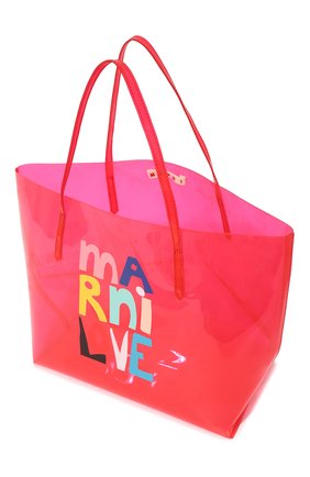 Детская сумка MARNI фуксия цвета, арт. M00477-M00M6 | Фото 4 (Материал: Экокожа)
