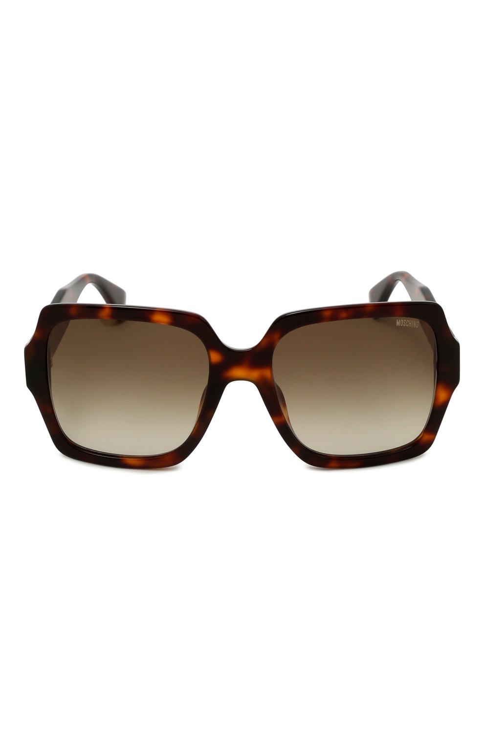 Женские солнцезащитные очки MOSCHINO коричневого цвета, арт. M0S127 05L | Фото 4 (Тип очков: С/з; Очки форма: Квадратные; Оптика Гендер: оптика-женское)