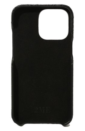 Чехол из кожи аллигатора для iphone 13 pro 2MESTYLE черного цвета по цене 54950 руб., арт. DD418-13/AMIS | Фото 2 Чехол из кожи аллигатора для iphone 13 pro 2MESTYLE черного цвета, арт. DD418-13/AMIS | Фото 2 (Материал: Натуральная кожа, Экзотическая кожа)