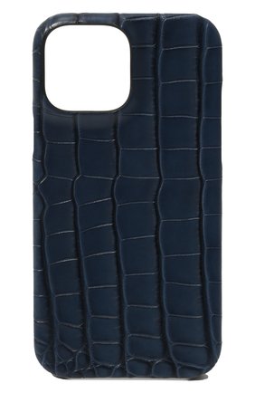 Чехол из кожи аллигатора для iphone 13 pro max 2MESTYLE темно-синего цвета по цене 56950 руб., арт. DD425/AMIS | Фото 1 Чехол из кожи аллигатора для iphone 13 pro max 2MESTYLE темно-синего цвета, арт. DD425/AMIS | Фото 1 (Материал: Натуральная кожа, Экзотическая кожа)