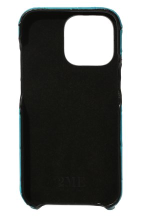 Чехол из кожи аллигатора для iphone 13 pro 2MESTYLE голубого цвета по цене 54950 руб., арт. DD430/AMIS | Фото 2 Чехол из кожи аллигатора для iphone 13 pro 2MESTYLE голубого цвета, арт. DD430/AMIS | Фото 2 (Материал: Натуральная кожа, Экзотическая кожа)
