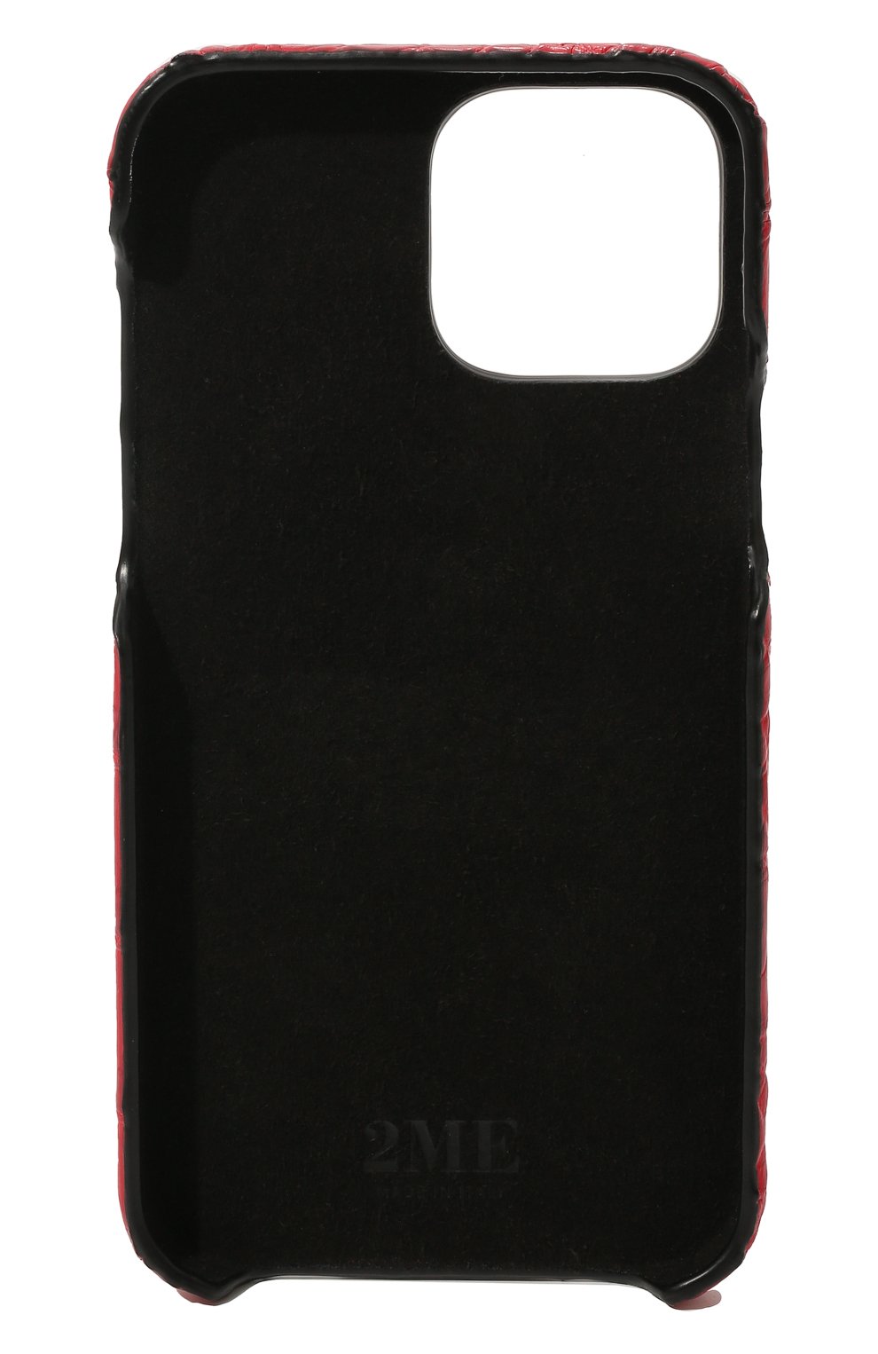 Чехол из кожи аллигатора для iphone 13 pro max 2MESTYLE красного цвета, арт. DD435/AMIS | Фото 2 (Материал: Натуральная кожа, Экзотическая кожа)