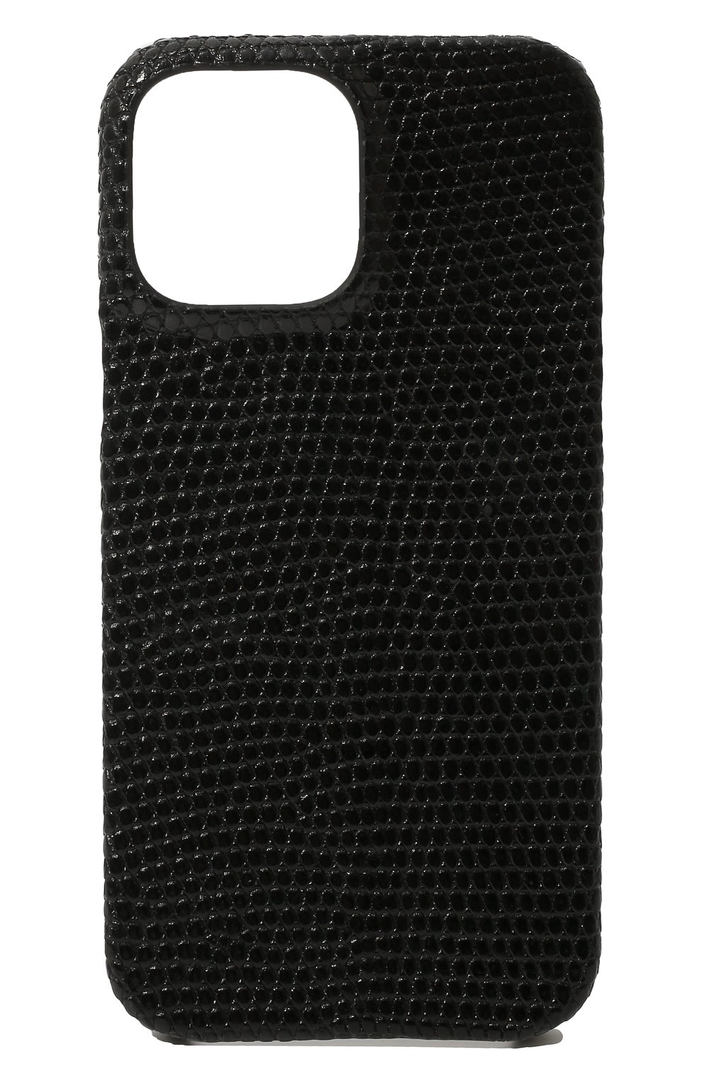 Чехол из кожи варана для iphone 13 pro max 2MESTYLE черного цвета, арт. DD463/VNIL | Фото 1 (Материал: Натуральная кожа, Экзотическая кожа)