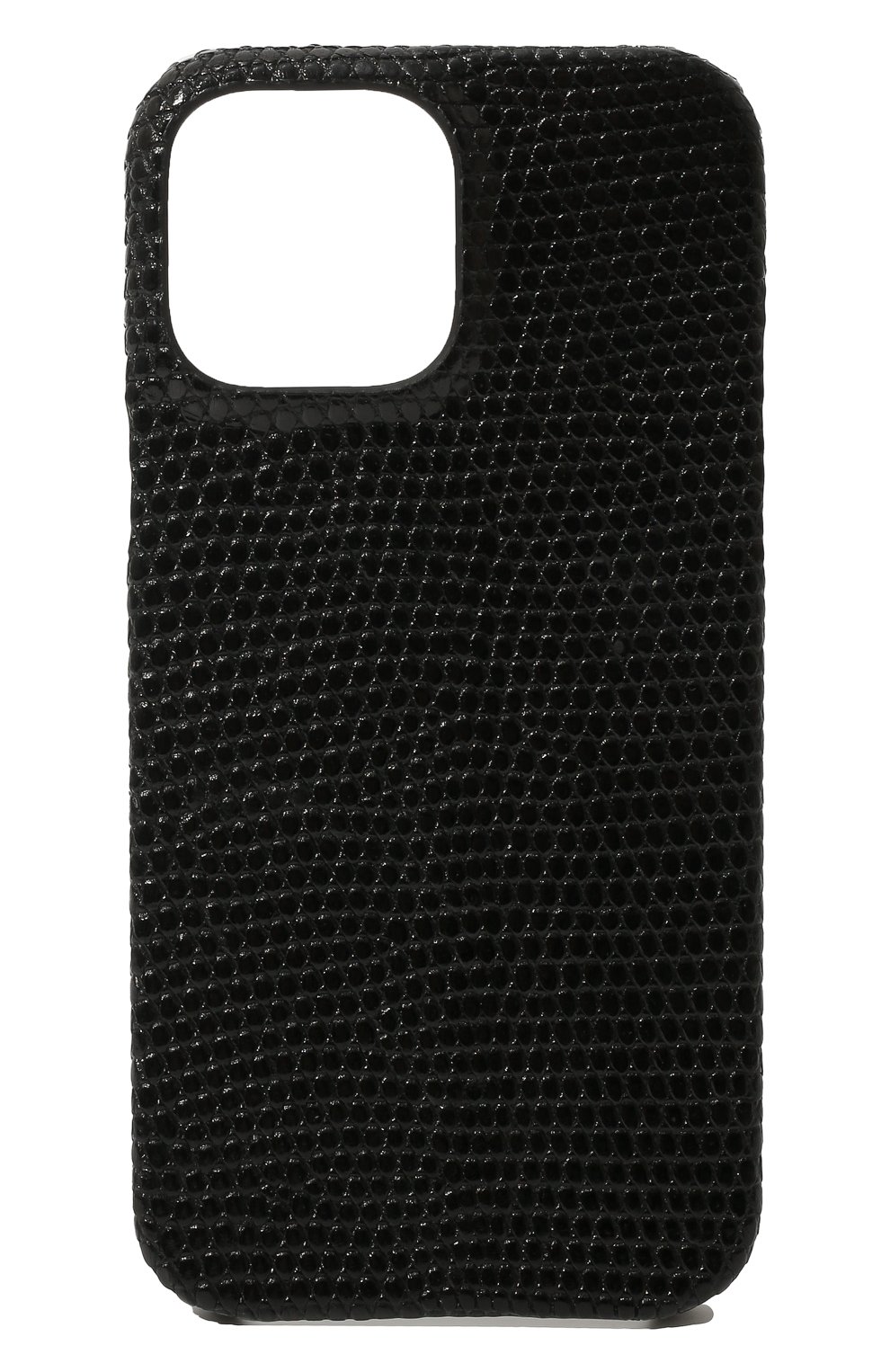 Чехол из кожи варана для iphone 13 pro max 2MESTYLE черного цвета, арт. DD463/VNIL | Фото 1 (Материал: Натуральная кожа, Экзотическая кожа)