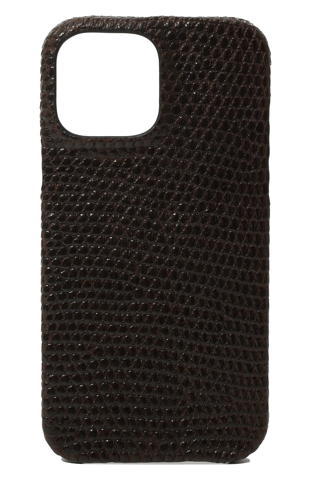 Чехол из кожи варана для iphone 13 pro max 2MESTYLE темно-коричневого цвета, арт. DD469/VNIL | Фото 1 (Материал: Натуральная кожа, Экзотическая кожа)