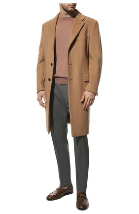 Мужские шерстяные брюки BRUNELLO CUCINELLI серого цвета по цене 0 руб., арт. 221M032PE1740 | Фото 2 Мужские шерстяные брюки BRUNELLO CUCINELLI серого цвета, арт. 221M032PE1740 | Фото 2