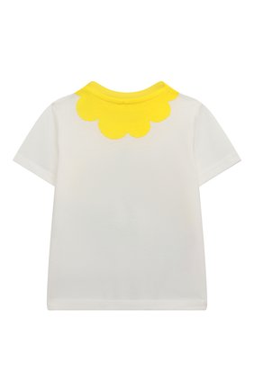 Детский хлопковая футболка STELLA MCCARTNEY белого цвета, арт. 8Q8HK1 | Фото 2 (Кросс-КТ НВ: Футболка)