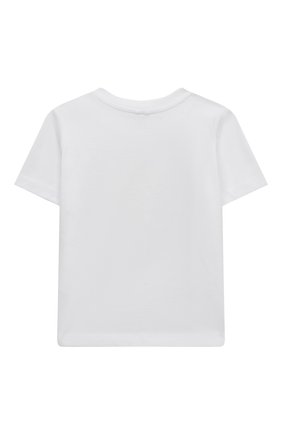 Детский хлопковая футболка STELLA MCCARTNEY белого цвета, арт. 8Q8TQ1 | Фото 2 (Кросс-КТ НВ: Футболка)