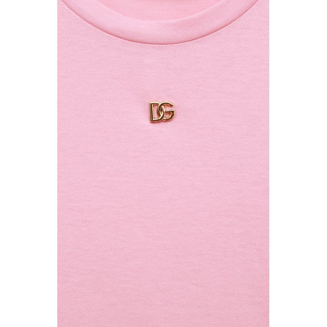 Хлопковая футболка Dolce & Gabbana L5JTAZ/G7BDN Фото 3