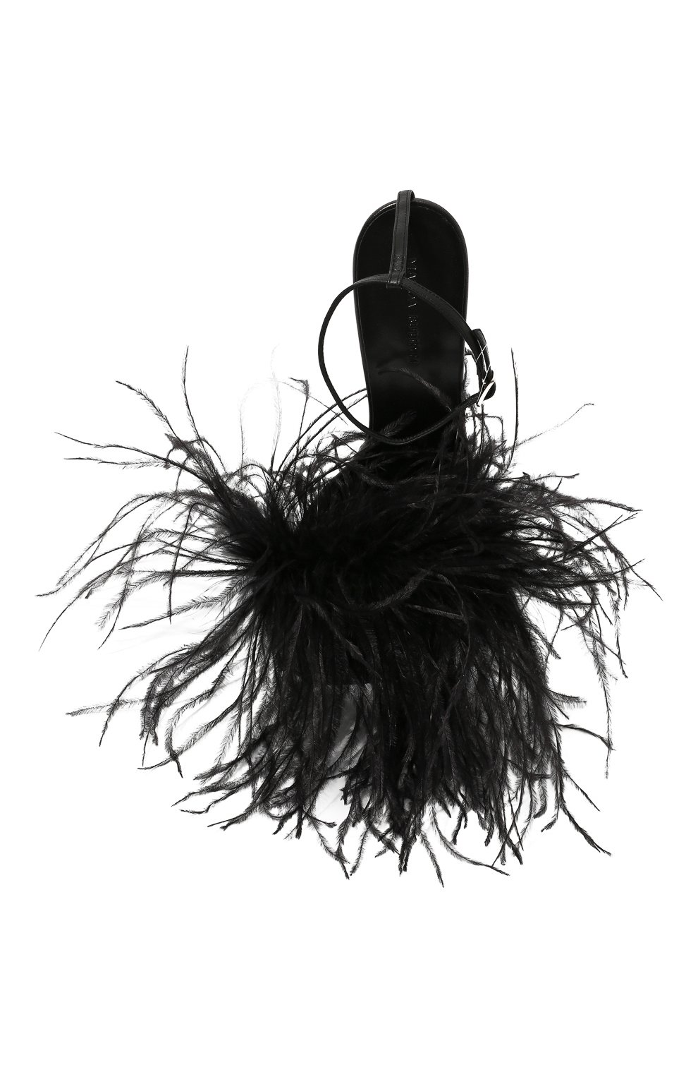 Женские кожаные босоножки MAGDA BUTRYM черного цвета, арт. 5715220000 | Фото 6 (Каблук высота: Высокий; Материал внешний: Кожа; Материал внутренний: Натуральная кожа; Каблук тип: Шпилька)