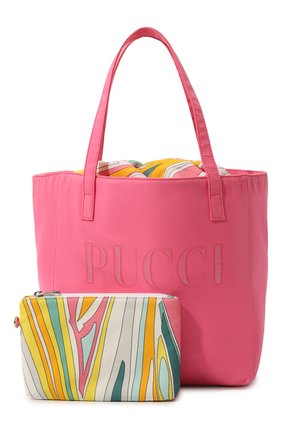 Детская сумка EMILIO PUCCI розового цвета, арт. 9Q0378 | Фото 4