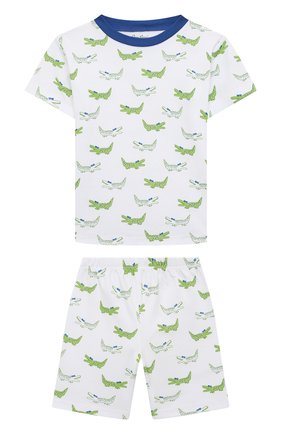 Детский хлопковая пижама KISSY KISSY зеленого цвета по цене 8995 руб., арт. KB606966I | Фото 1 Детский хлопковая пижама KISSY KISSY зеленого цвета, арт. KB606966I | Фото 1