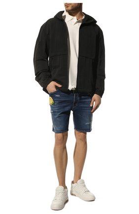 Джинсовые шорты Dsquared2 x Smiley | Фото №2 Джинсовые шорты Dsquared2 x Smiley | Фото №2