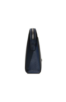 Мужская кожаная борсетка PRADA темно-синего цвета по цене 165000 руб., арт. 2VF039-2FAD-F0016-OOO | Фото 4 Мужская кожаная борсетка PRADA темно-синего цвета, арт. 2VF039-2FAD-F0016-OOO | Фото 4 (Материал: Натуральная кожа; Размер: small)