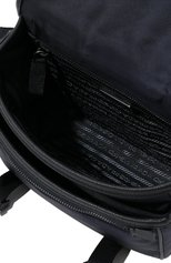 Мужская текстильная сумка PRADA темно-синего цвета, арт. 2VD034-2DMH-F0008-XOP | Фото 5 (Ремень/цепочка: На ремешке; Материал: Текстиль; Размер: small)