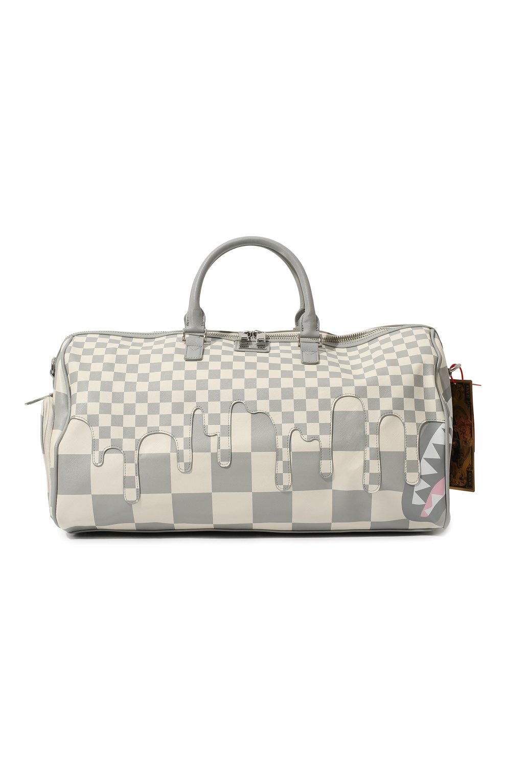 Детская дорожная сумка SPRAYGROUND серого цвета, арт. 910D4329NSZ | Фото 1 (Материал: Экокожа)