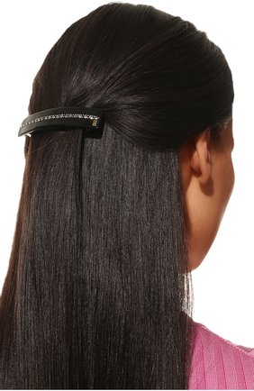 Женская заколка для волос ALEXANDRE DE PARIS черного цвета, арт. AA8-736-75 N | Фото 2 (Материал: Металл, Пластик)