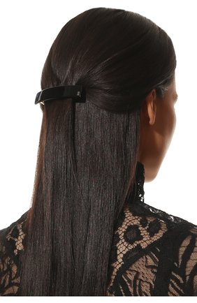 Женская заколка для волос ALEXANDRE DE PARIS черного цвета, арт. AA8-736 N | Фото 2 (Материал: Пластик)